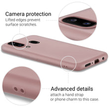 Load image into Gallery viewer, Moozy Minimalist Series Silicone Case for Huawei P20 Lite, Rose Beige - Matte Finish Slim Soft TPU Cover
