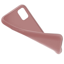 Cargar imagen en el visor de la galería, Moozy Minimalist Series Silicone Case for Samsung A71, Rose Beige - Matte Finish Slim Soft TPU Cover
