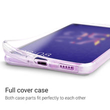 Cargar imagen en el visor de la galería, Moozy 360 Degree Case for Huawei Nova 5T, Huawei Honor 20 - Transparent Full body Slim Cover - Hard PC Back and Soft TPU Silicone Front
