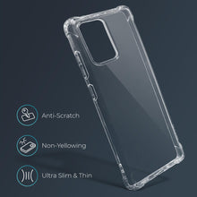 Charger l&#39;image dans la galerie, Moozy Shock Proof Silicone Case for Samsung S20 Ultra - Transparent Crystal Clear Phone Case Soft TPU Cover
