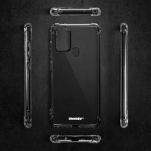 Charger l&#39;image dans la galerie, Moozy Shock Proof Silicone Case for Samsung A21s - Transparent Crystal Clear Phone Case Soft TPU Cover
