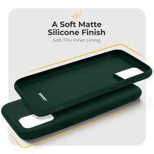 Carica l&#39;immagine nel visualizzatore di Gallery, Moozy Minimalist Series Silicone Case for Samsung A53 5G, Midnight Green - Matte Finish Lightweight Mobile Phone Case Slim Soft Protective TPU Cover with Matte Surface
