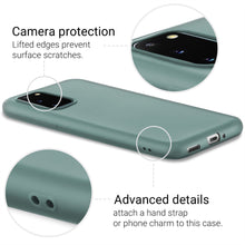 Carica l&#39;immagine nel visualizzatore di Gallery, Moozy Minimalist Series Silicone Case for Samsung S20 FE, Blue Grey - Matte Finish Slim Soft TPU Cover
