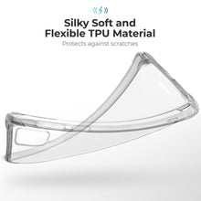 Cargar imagen en el visor de la galería, Moozy Shock Proof Silicone Case for Samsung A31 - Transparent Crystal Clear Phone Case Soft TPU Cover
