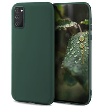 Load image into Gallery viewer, Moozy Lifestyle. Designed for Samsung S20 FE Case, Dark Green - Liquid Silicone Cover with Matte Finish and Soft Microfiber Lining
