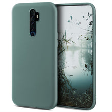Load image into Gallery viewer, Moozy Minimalist Series Silicone Case for Oppo Reno2 Z, Blue Grey - Matte Finish Slim Soft TPU Cover
