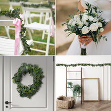 Cargar imagen en el visor de la galería, VILSTO Artificial Ivy Eucalyptus Plant Garland, artificial leaves, decorative artificial flora, artificial hanging plant, Greenery, Hanging Vine Plant
