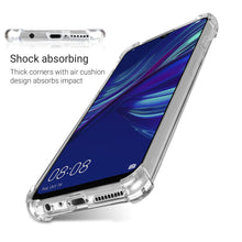 Charger l&#39;image dans la galerie, Moozy Shock Proof Silicone Case for Huawei P Smart 2019, Honor 10 Lite - Transparent Crystal Clear Phone Case Soft TPU Cover
