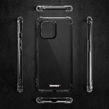 Load image into Gallery viewer, Moozy Shockproof Silicone Case for iPhone 13 Pro - Transparent Case with Shock Absorbing 3D Corners Crystal Clear Protective Phone Case Soft TPU Silicone Cover
