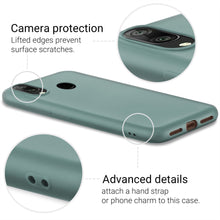 Cargar imagen en el visor de la galería, Moozy Minimalist Series Silicone Case for Huawei Y7 2019, Blue Grey - Matte Finish Slim Soft TPU Cover
