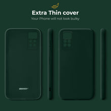 Load image into Gallery viewer, Moozy Minimalist Series Silicone Case for Xiaomi Redmi Note 11 Pro 5G and 4G, Midnight Green - Matte Finish Lightweight Mobile Phone Case Slim Soft Protective TPU Cover with Matte Surface
