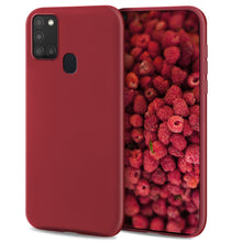 Load image into Gallery viewer, Moozy Lifestyle. Designed for Samsung A21s Case, Vintage Pink - Liquid Silicone Cover with Matte Finish and Soft Microfiber Lining
