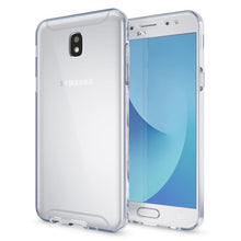 Cargar imagen en el visor de la galería, Moozy 360 Degree Case for Samsung J3 2017 - Full body Front and Back Slim Clear Transparent TPU Silicone Gel Cover

