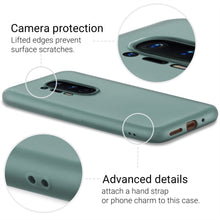 Ladda upp bild till gallerivisning, Moozy Minimalist Series Silicone Case for OnePlus 8 Pro, Blue Grey - Matte Finish Slim Soft TPU Cover

