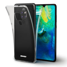 Carica l&#39;immagine nel visualizzatore di Gallery, Moozy 360 Degree Case for Huawei Mate 20 - Full body Front and Back Slim Clear Transparent TPU Silicone Gel Cover
