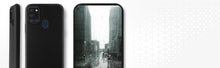 Charger l&#39;image dans la galerie, Moozy Minimalist Series Silicone Case for Samsung A21s, Black - Matte Finish Slim Soft TPU Cover
