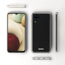 Cargar imagen en el visor de la galería, Moozy 360 Degree Case for Samsung A12 - Full body Front and Back Slim Clear Transparent TPU Silicone Gel Cover
