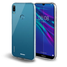 Charger l&#39;image dans la galerie, Moozy 360 Degree Case for Huawei Y6 2019 - Transparent Full body Slim Cover - Hard PC Back and Soft TPU Silicone Front
