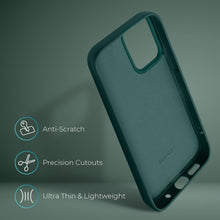 Ladda upp bild till gallerivisning, Moozy Lifestyle. Silicone Case for Xiaomi 12T and 12T Pro, Dark Green - Liquid Silicone Lightweight Cover with Matte Finish and Soft Microfiber Lining, Premium Silicone Case
