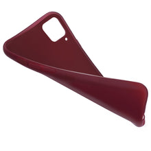 Charger l&#39;image dans la galerie, Moozy Minimalist Series Silicone Case for Huawei P40 Lite, Wine Red - Matte Finish Slim Soft TPU Cover
