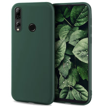 Cargar imagen en el visor de la galería, Moozy Minimalist Series Silicone Case for Huawei P Smart Plus 2019 and Honor 20 Lite, Midnight Green - Matte Finish Slim Soft TPU Cover
