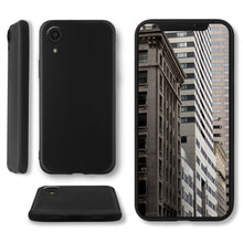 Afbeelding in Gallery-weergave laden, Moozy Lifestyle. Designed for iPhone XR Case, Black - Liquid Silicone Cover with Matte Finish and Soft Microfiber Lining
