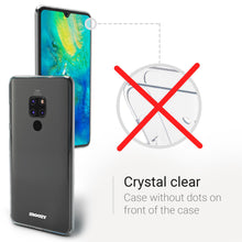 Carica l&#39;immagine nel visualizzatore di Gallery, Moozy 360 Degree Case for Huawei Mate 20 - Full body Front and Back Slim Clear Transparent TPU Silicone Gel Cover
