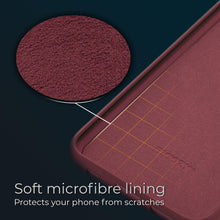Załaduj obraz do przeglądarki galerii, Moozy Lifestyle. Silicone Case for iPhone 13 Pro Max, Vintage Pink - Liquid Silicone Lightweight Cover with Matte Finish
