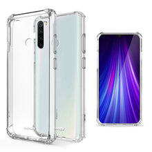 Afbeelding in Gallery-weergave laden, Moozy Shock Proof Silicone Case for Xiaomi Redmi Note 8 - Transparent Crystal Clear Phone Case Soft TPU Cover
