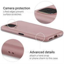 Charger l&#39;image dans la galerie, Moozy Minimalist Series Silicone Case for Huawei P40 Lite, Rose Beige - Matte Finish Slim Soft TPU Cover

