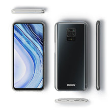 Load image into Gallery viewer, Moozy 360 Degree Case for Xiaomi Redmi Note 9S, Xiaomi Redmi Note 9 Pro - Full body Front and Back Slim Clear Transparent TPU Silicone Gel Cover
