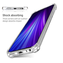 Cargar imagen en el visor de la galería, Moozy Shock Proof Silicone Case for Xiaomi Redmi Note 8 - Transparent Crystal Clear Phone Case Soft TPU Cover
