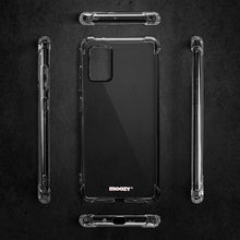 Charger l&#39;image dans la galerie, Moozy Shock Proof Silicone Case for Samsung A31 - Transparent Crystal Clear Phone Case Soft TPU Cover
