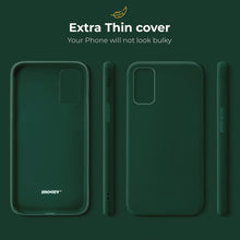 Cargar imagen en el visor de la galería, Moozy Minimalist Series Silicone Case for OnePlus Nord 2, Midnight Green - Matte Finish Lightweight Mobile Phone Case Slim Soft Protective TPU Cover with Matte Surface
