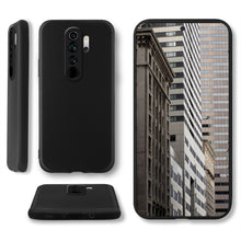 Charger l&#39;image dans la galerie, Moozy Lifestyle. Designed for Xiaomi Redmi Note 8 Pro Case, Black - Liquid Silicone Cover with Matte Finish and Soft Microfiber Lining

