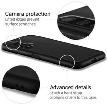 Cargar imagen en el visor de la galería, Moozy Minimalist Series Silicone Case for Huawei Nova 5T and Honor 20, Black - Matte Finish Slim Soft TPU Cover
