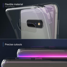 Załaduj obraz do przeglądarki galerii, Moozy 360 Degree Case for Samsung S10e, Galaxy S10e - Full body Front and Back Slim Clear Transparent TPU Silicone Gel Cover

