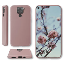Ladda upp bild till gallerivisning, Moozy Minimalist Series Silicone Case for Xiaomi Redmi Note 9, Rose Beige - Matte Finish Slim Soft TPU Cover

