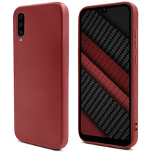 Charger l&#39;image dans la galerie, Moozy Lifestyle. Silicone Case for Samsung A50, Vintage Pink - Liquid Silicone Lightweight Cover with Matte Finish and Soft Microfiber Lining, Premium Silicone Case
