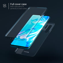 Afbeelding in Gallery-weergave laden, Moozy 360 Degree Case for Huawei P30 Pro - Full body Front and Back Slim Clear Transparent TPU Silicone Gel Cover
