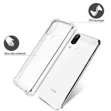 Carica l&#39;immagine nel visualizzatore di Gallery, Moozy Shock Proof Silicone Case for Huawei P Smart Z - Transparent Crystal Clear Phone Case Soft TPU Cover
