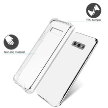 Carica l&#39;immagine nel visualizzatore di Gallery, Moozy Shock Proof Silicone Case for Samsung S10e - Transparent Crystal Clear Phone Case Soft TPU Cover
