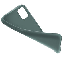 Cargar imagen en el visor de la galería, Moozy Minimalist Series Silicone Case for Samsung A71, Blue Grey - Matte Finish Slim Soft TPU Cover
