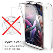 Carica l&#39;immagine nel visualizzatore di Gallery, Moozy 360 Degree Case for Huawei Mate 10 Pro - Transparent Full body Slim Cover - Hard PC Back and Soft TPU Silicone Front
