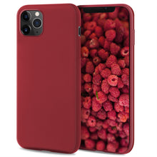 Load image into Gallery viewer, Moozy Lifestyle. Designed for iPhone 12 Pro Max Case, Vintage Pink - Liquid Silicone Cover with Matte Finish and Soft Microfiber Lining
