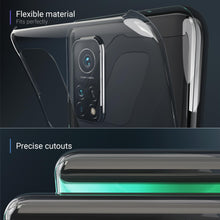 Carica l&#39;immagine nel visualizzatore di Gallery, Moozy 360 Degree Case for Xiaomi Mi 10T 5G and Mi 10T Pro 5G - Full body Front and Back Slim Clear Transparent TPU Silicone Gel Cover
