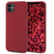 Load image into Gallery viewer, Moozy Lifestyle. Designed for iPhone 11 Case, Vintage Pink - Liquid Silicone Cover with Matte Finish and Soft Microfiber Lining
