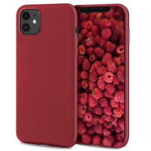 Afbeelding in Gallery-weergave laden, Moozy Lifestyle. Designed for iPhone 11 Case, Vintage Pink - Liquid Silicone Cover with Matte Finish and Soft Microfiber Lining
