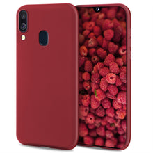 Afbeelding in Gallery-weergave laden, Moozy Lifestyle. Designed for Samsung A20e Case, Vintage Pink - Liquid Silicone Cover with Matte Finish and Soft Microfiber Lining
