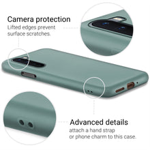 Charger l&#39;image dans la galerie, Moozy Minimalist Series Silicone Case for OnePlus Nord, Blue Grey - Matte Finish Slim Soft TPU Cover
